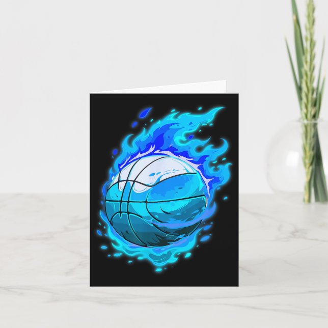 Carte Baseball avec Flamme Bleue (Devant)