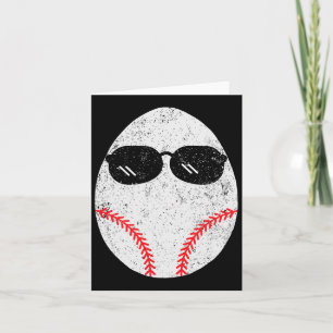 Carte Baseball Easter Egg Lunettes de soleil Femmes Homm