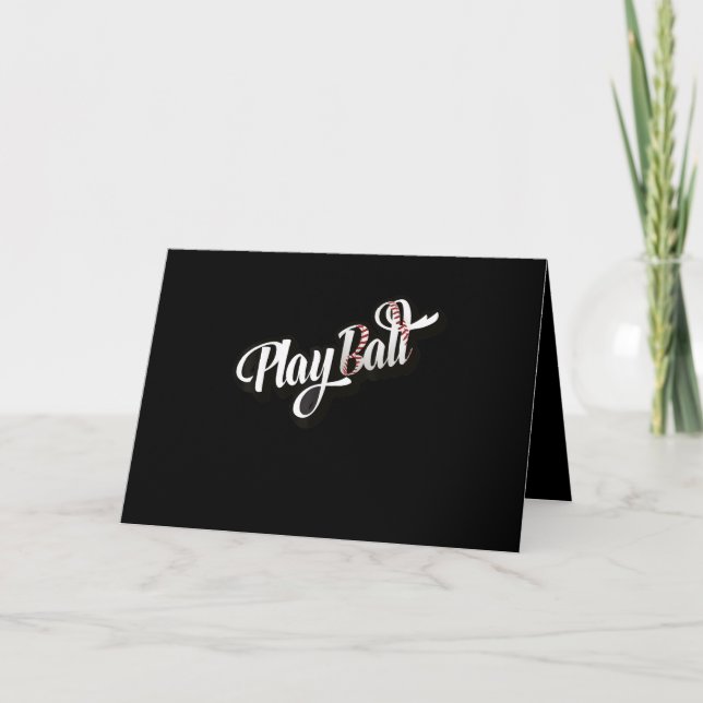 Carte Baseball Et Softball De Playball (Devant)