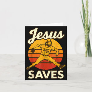 Carte Baseball Garçon Jeunesse Jésus Sauve Baseball Chré