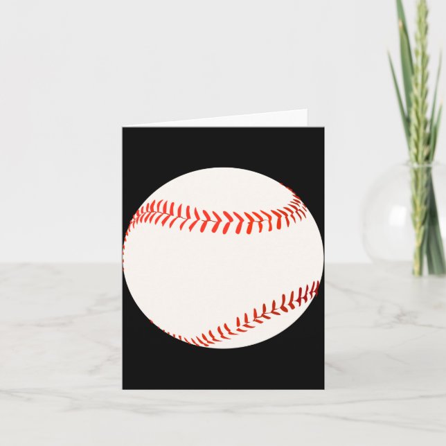 Carte Baseball Illustration (Devant)