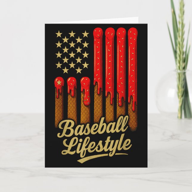 Carte Baseball Lifestyle 101 Apparel Youth Baseball Drip (Devant)