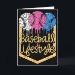 Carte Baseball Mode de vie Balle Sprinkles Drip Garçons<br><div class="desc">Baseball Mode de vie Balle Sprinkles Drip Garçons Enfants Hommes Adolescent</div>