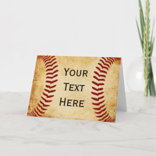 Carte Baseball personnalisé