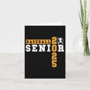 Carte Baseball Senior Night Baseball Senior 2025 Graduat