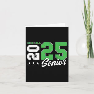 Carte Baseball Senior Night Baseball Senior 2025 Graduat