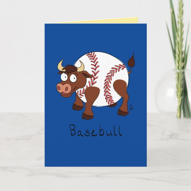 Carte Baseball Sports Cute Enseignant enfants (Devant)