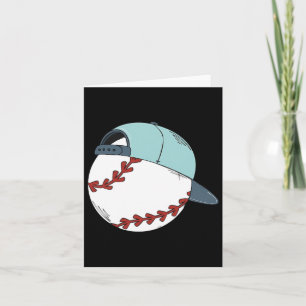 Carte Baseball vintage Avec Casquette Casquette Pour Gar