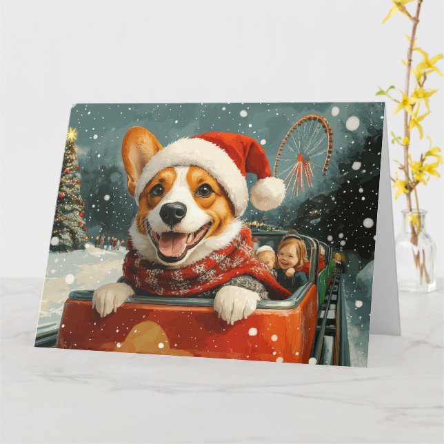 Carte Basenji Dog Roller Dessous de verre Noël (Fleur jaune)