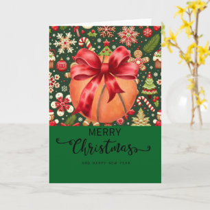 Carte Basket avec thème de Noël pour le joueur