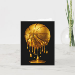 Carte Basket-Ball Gold Déchets Respect Le Basketba Drip