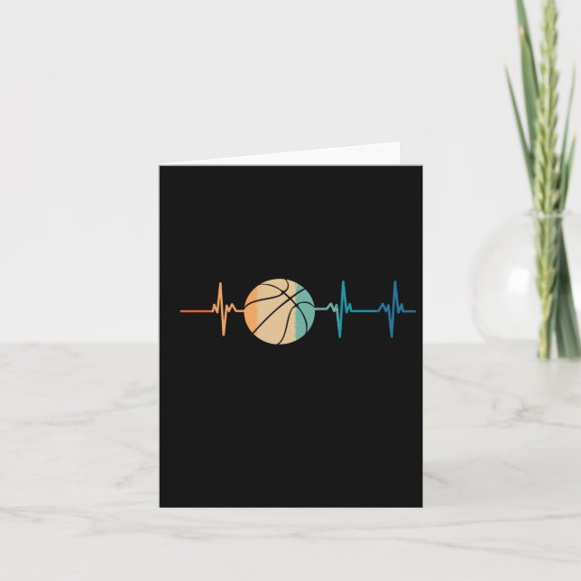 Carte Basket-ball rétro (Devant)