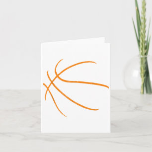Carte Basket-ball Silhouette Lecteur Coach Sports Ba
