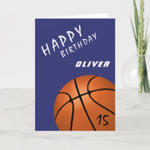 Cartes Basket Ball D Anniversaire Zazzle Fr