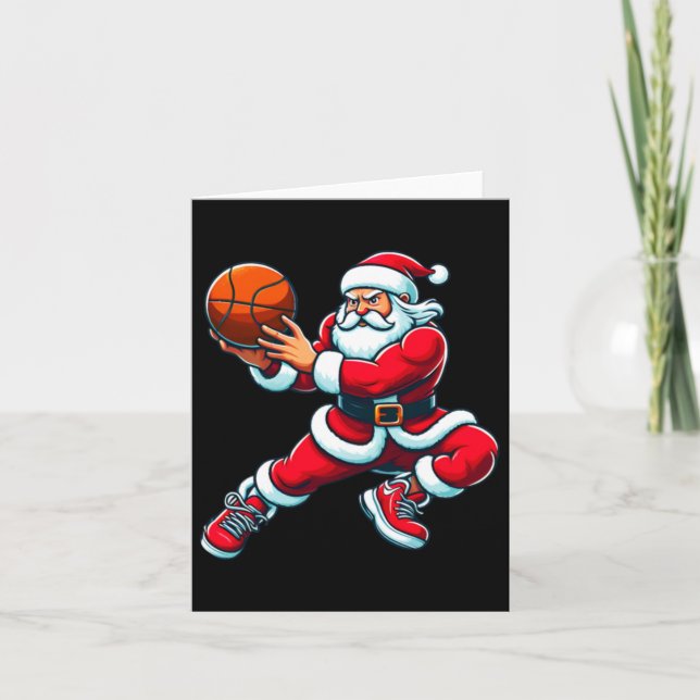 Carte Basket du Père Noël (Devant)