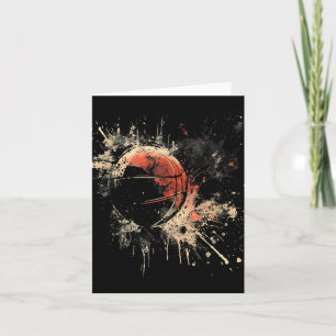 Carte Basketball Armoire Basketball Lover Aquarelle Dra