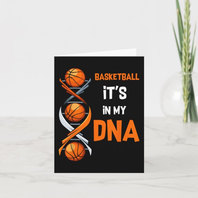 Carte Basketball C'est dans mon ADN Fun Player Coach Tea (Devant)