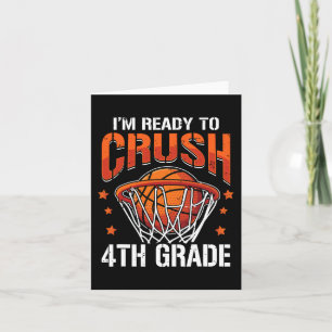 Carte Basketball de 4e année Revenir à l'école garçons e