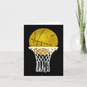 Carte Basketball Gold Bball Trophée Sport Lover Cadeaux
