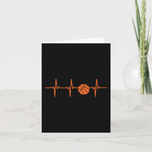 Carte Basketball Heartbeat Coach Player Team Baller Men