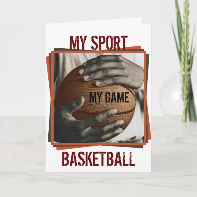 CARTE BASKETBALL HUG - MY SPORT CARD (Devant)