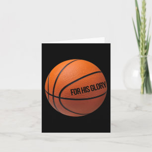Carte Basketball pour les sportifs qui aiment Dieu et le