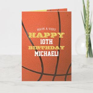 Invitations Faire Part Cartes Anniversaire Basket Ball Zazzle Fr