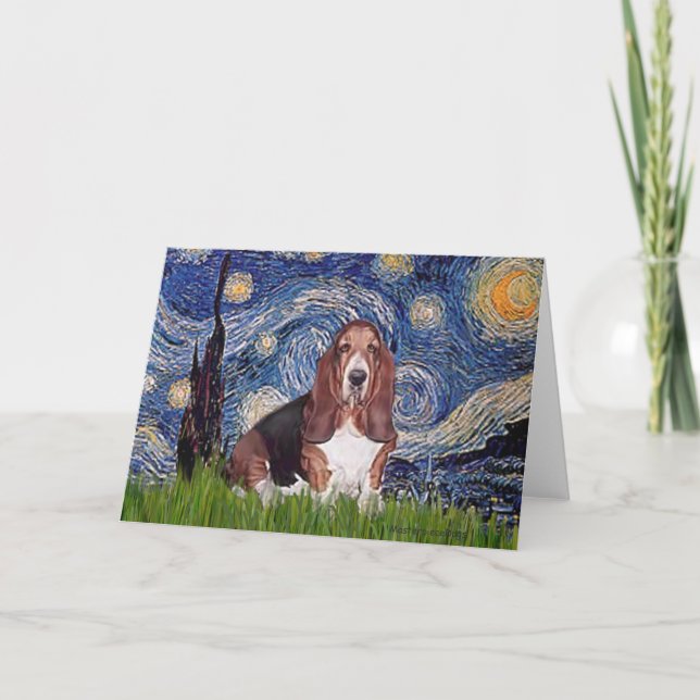 Carte Basset 1 - Nuit étoilée (Devant)