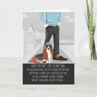Basset Hound de la Fête des pères des chiens