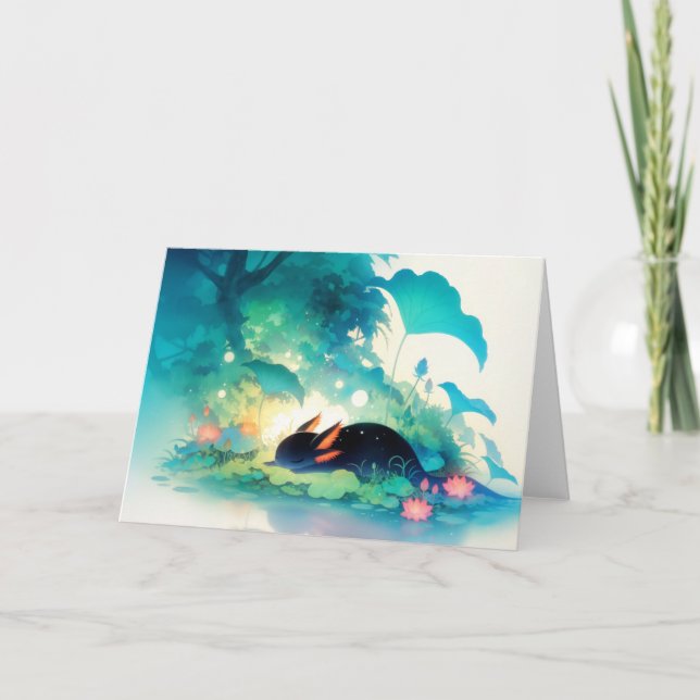 Carte Bassin Secret Fleur Cachée de l'Axolotl (Devant)