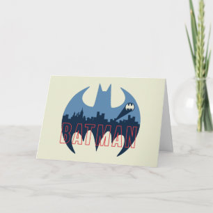 Carte Bat Logo With Gotham & Bat Signal