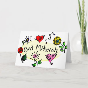 Carte Bat mitzvah