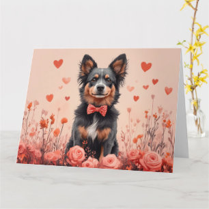 Carte Bataille australienne avec Roses - Saint-Valentin
