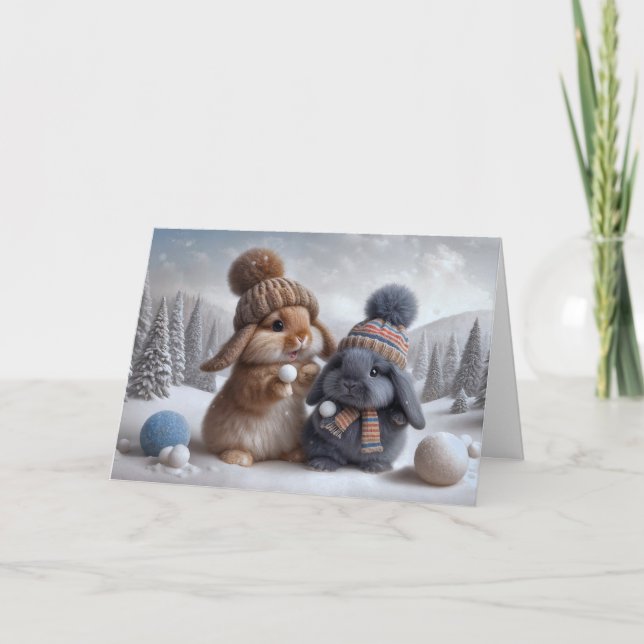 Carte Bataille de boules de neige (Devant)