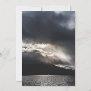 Carte Bateau à voile - Norvège Photo de la mer