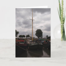 Bateau À Voile Par Jour Gris