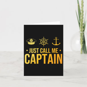 Carte Bateau cool Capitaine Art Pour Hommes Femmes Voili