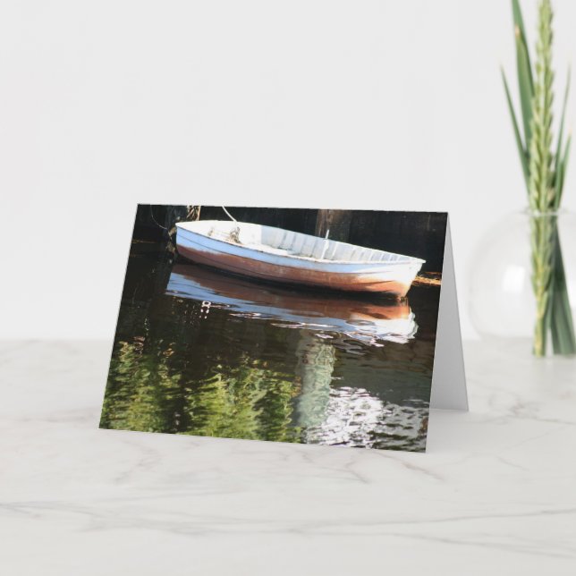Carte Bateau dans l'eau (Devant)