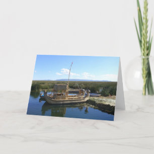 Carte bateau de l'île d'uros