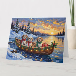 Carte Bateau de Noël Malti Tzu pour les Fêtes