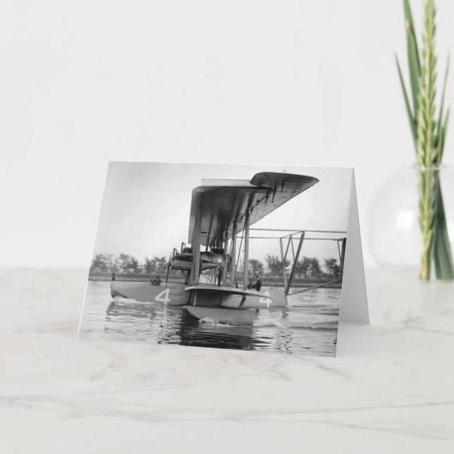 Carte Bateau de vol de Curtiss NC-4 de marine, 1918 (Devant)