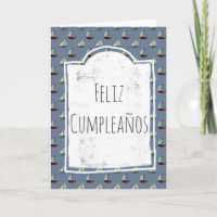 Bateau espagnol Feliz Cumpleaños