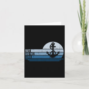 Carte Bateau Mais Avons-Nous Éclaté Pontoon Capitaine 1