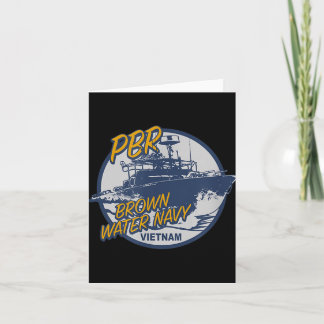 Carte Bateau patrouilleur fluvial Pbr vétéran de la guer