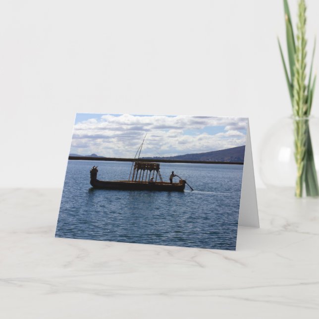 Carte bateau péruvien (Devant)