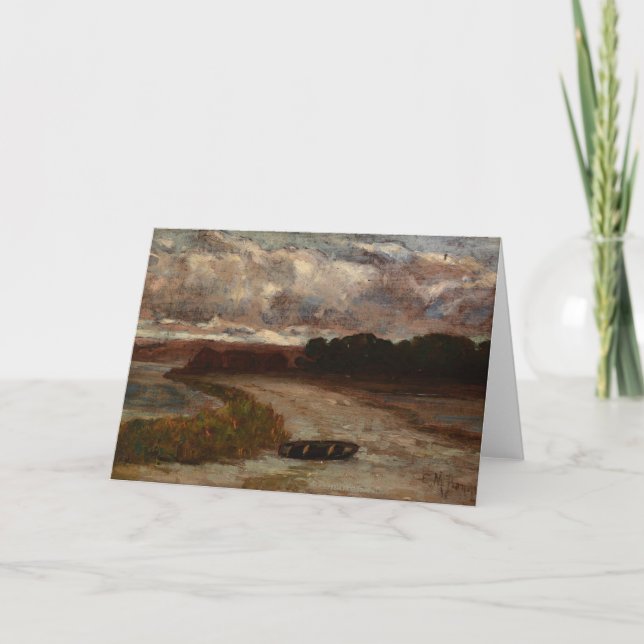 Carte Bateau sur le rivage - Edward Mitchell Banister (Devant)