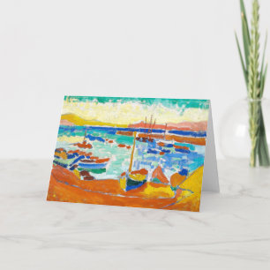 Carte Bateaux à Collioure André Derain