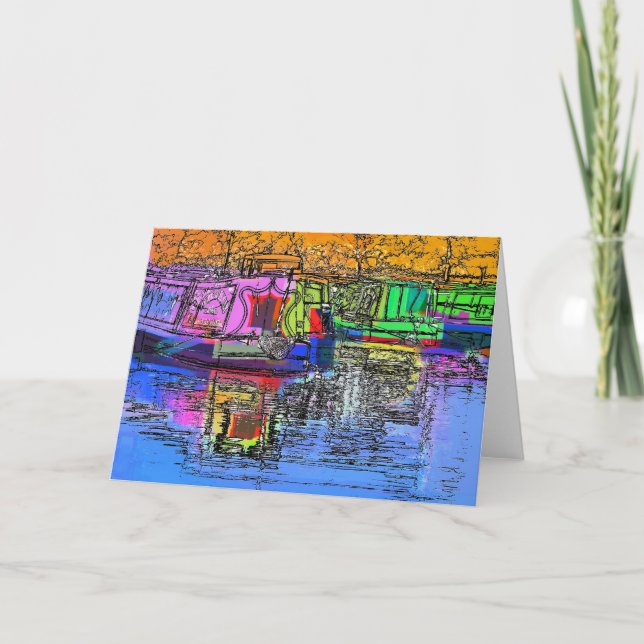 CARTE BATEAUX DE CANAL (Devant)