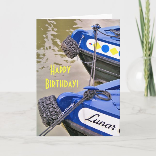 CARTE BATEAUX DE CANAL (Devant)