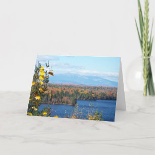 Carte Bâti Katahdin en automne